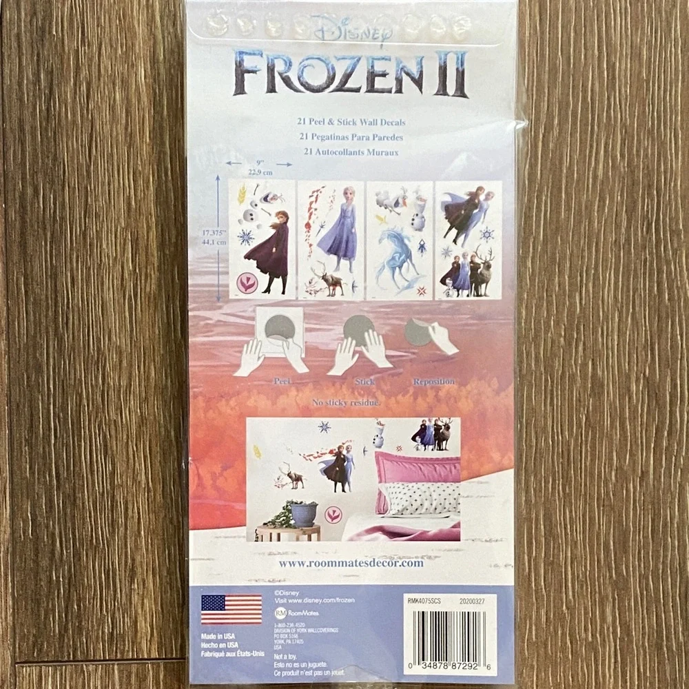 Disney Frozen II Destiny Awaits Wall Decorations - Stickers & Poster